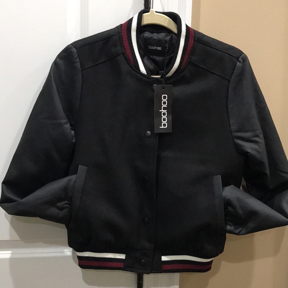 boohoo varsity style jacket - Picture 5 of 16